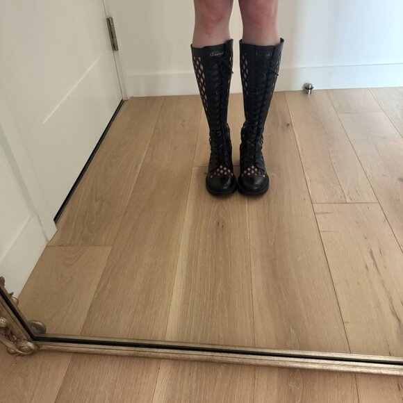 Share Similar items Sponsored See all Women’s Christian Dior Black Leather Boo - Picture 9 of 9